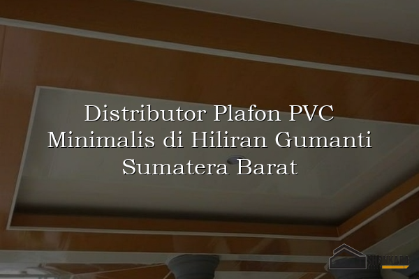 Distributor Plafon PVC Minimalis di Hiliran Gumanti Sumatera Barat