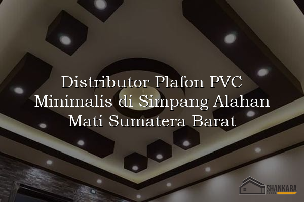Distributor Plafon PVC Minimalis di Simpang Alahan Mati Sumatera Barat