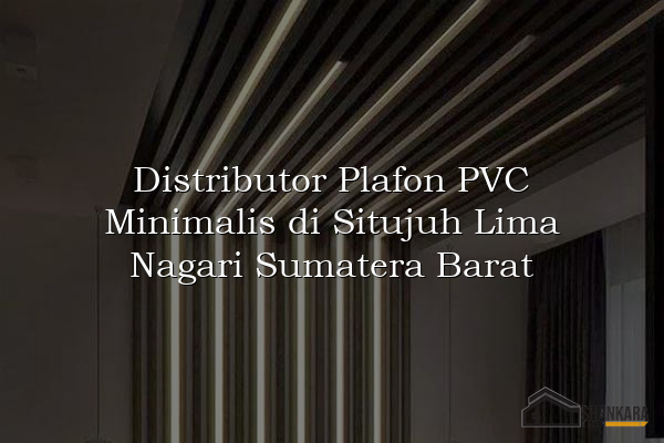 Distributor Plafon PVC Minimalis di Situjuh Lima Nagari Sumatera Barat
