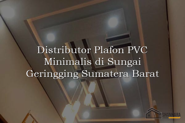 Distributor Plafon PVC Minimalis di Sungai Geringging Sumatera Barat