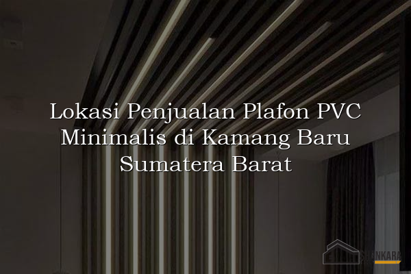 Lokasi Penjualan Plafon PVC Minimalis di Kamang Baru Sumatera Barat