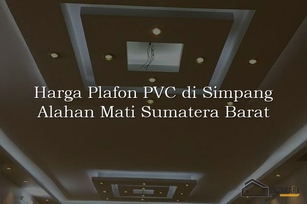 Harga Plafon PVC di Simpang Alahan Mati Sumatera Barat