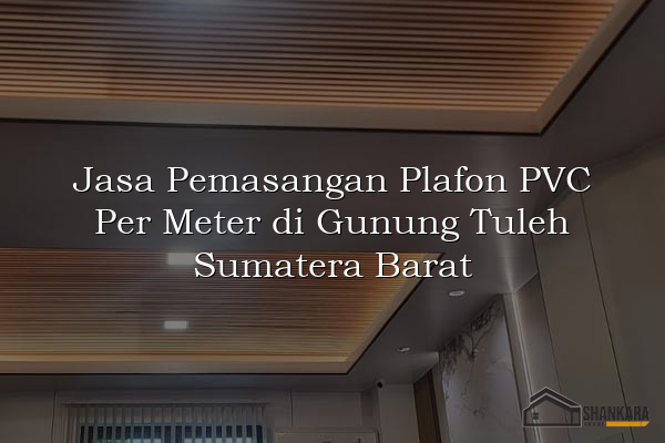 Jasa Pemasangan Plafon PVC Per Meter di Gunung Tuleh Sumatera Barat