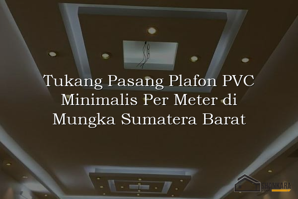 Tukang Pasang Plafon PVC Minimalis Per Meter di Mungka Sumatera Barat