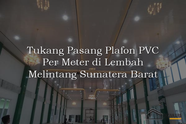 Tukang Pasang Plafon PVC Per Meter di Lembah Melintang Sumatera Barat