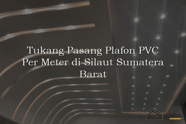 Tukang Pasang Plafon PVC Per Meter di Silaut Sumatera Barat