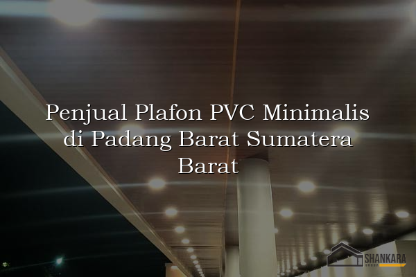 Penjual Plafon PVC Minimalis di Padang Barat Sumatera Barat