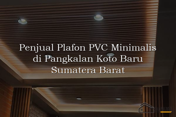 Penjual Plafon PVC Minimalis di Pangkalan Koto Baru Sumatera Barat