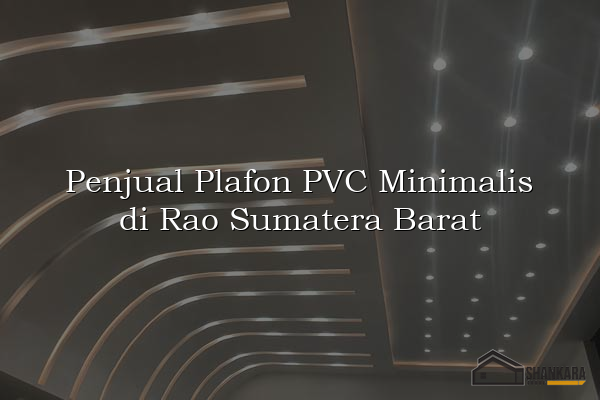 Penjual Plafon PVC Minimalis di Rao Sumatera Barat
