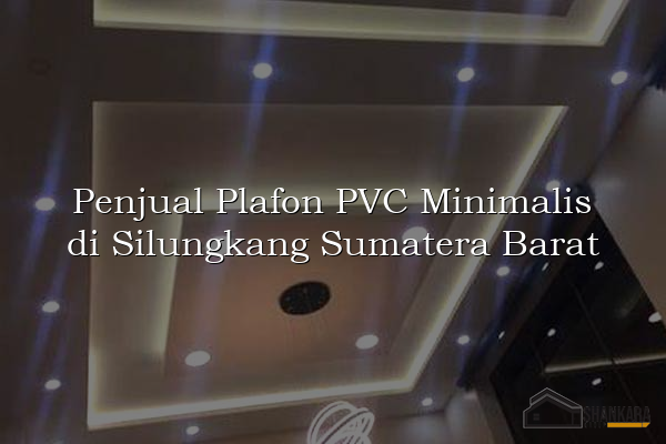 Penjual Plafon PVC Minimalis di Silungkang Sumatera Barat