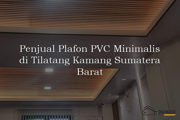 Penjual Plafon PVC Minimalis di Tilatang Kamang Sumatera Barat