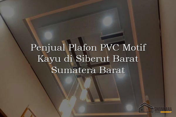 Penjual Plafon PVC Motif Kayu di Siberut Barat Sumatera Barat