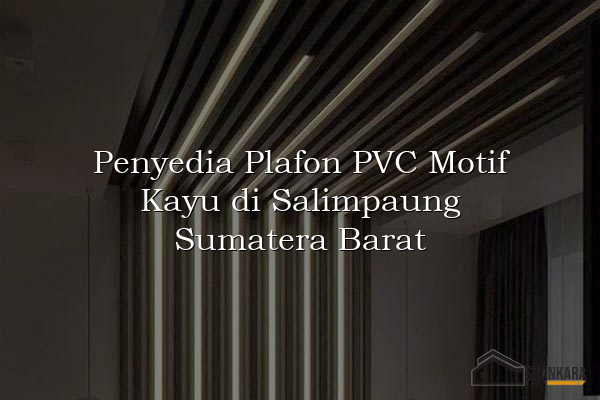 Penyedia Plafon PVC Motif Kayu di Salimpaung Sumatera Barat