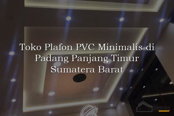 Toko Plafon PVC Minimalis di Padang Panjang Timur Sumatera Barat